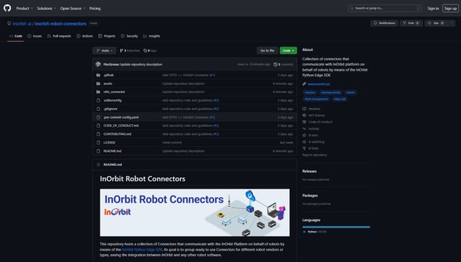 Robot Connectors GitHub